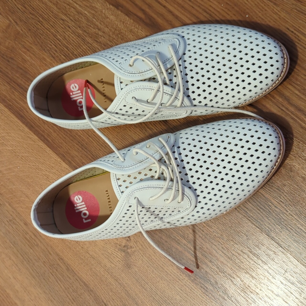 Rollie White Derby Shoes size 10 can  Eu 41